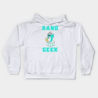 Band Geek - Jazz Dolphin Kids Hoodie